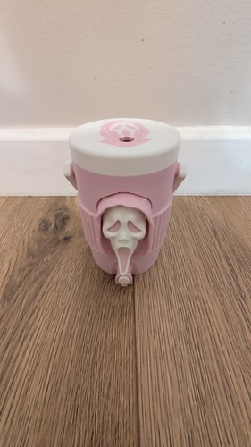 Pink white ghostface can - pink/white,