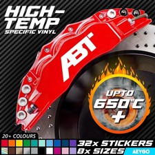 32x ABT AUDI High Temp Brake Calliper 8 SIZES Vinyl Decal Sticker Car Any Colour