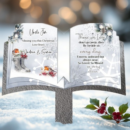 Personalised book shaped - personalised,