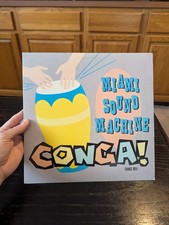 Vintage Vinyl Record Miami Sound Machine 12” Conga! Dance Mix And Instrumental