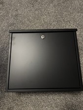 Large Black Letter Box – Wall Mounted Post Mailbox – Lockable Outdoor Postbox