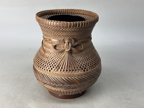 Y8658 bamboo woven basket - bamboo,