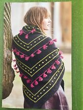 Knitting pattern SHAWL(truly beautiful large decorative triangular ROWAN design)