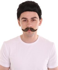 Handlebar style moustache - handlebar,