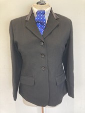 Ladies Tagg Rome Pure Wool Black Show Jacket 34” New With Tags