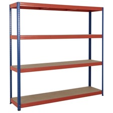 BiGDUG Industrial Shelving 300kg UDL - 3/4 Tier Heavy Duty Shelves