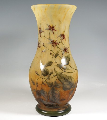Daum nancy cameo vase - daum, bitter