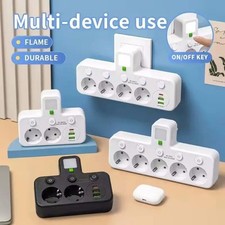 EU Multi Wall Plug Outlet 4 5