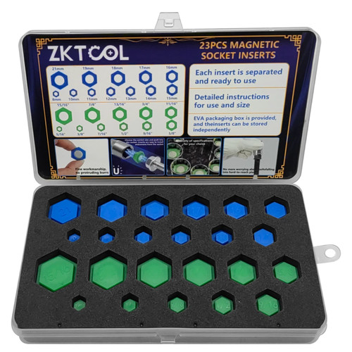 23pcs sae and metric - and, magnetic