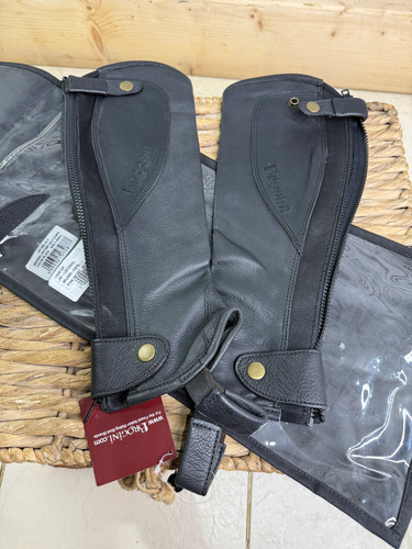 Brogini leather gaiters half - brogini,