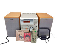 Sony CMT-CP1 Micro HiFi Component System CD Cassette Tape Player Radio AM FM Vtg