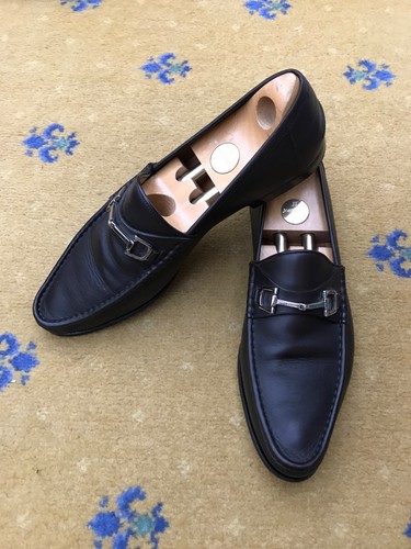 Gucci loafers leather shoes - loafers,