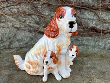 Vintage spaniel dog ornament