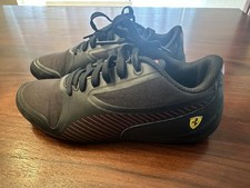 Puma Ferrari Boys'Black' 306857-01 Motorsport Racing Sneakers size 5