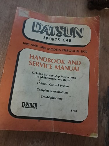 Datsun handbook and service - handbook,