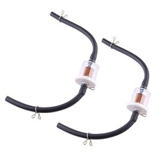 2pcs Fuel Pipe Line Filter