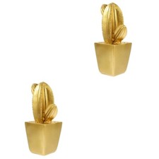 2 Pieces Resin Cactus Ornament