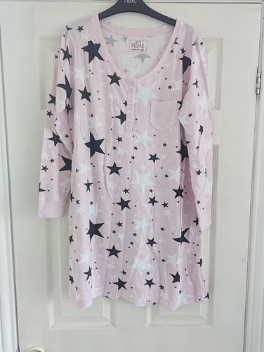 Peacocks pink night dress - pink,