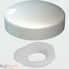 WHITE, TWO PIECE GLOSS DOME