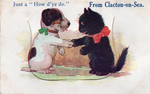 Early pull out postcard - pull-out,
