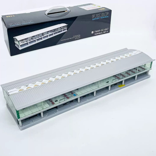 Airport terminal set with - terminal, a