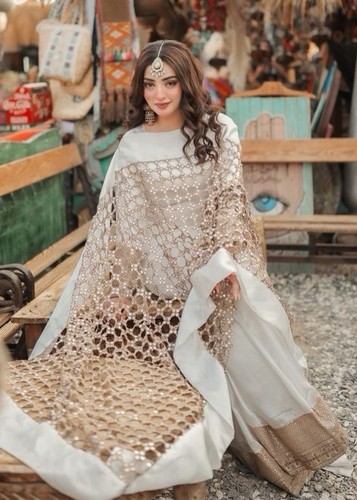 Sheesh mirror dupatta trending - sheesh,
