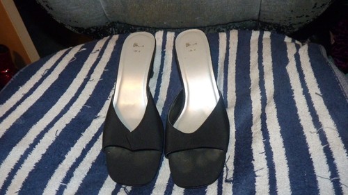 Bhs ladies black - mule, open