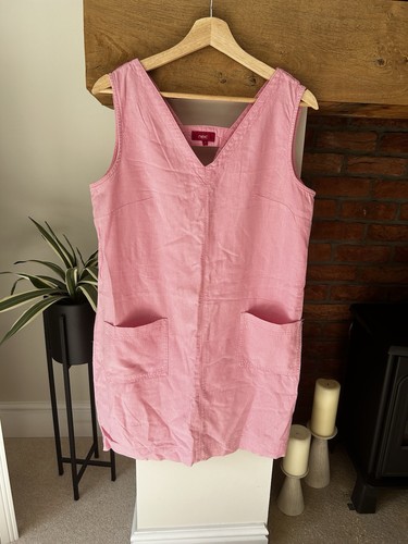 Next pink linen blend - blend, v-neck