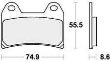 SBS Brake Pads Front For KTM