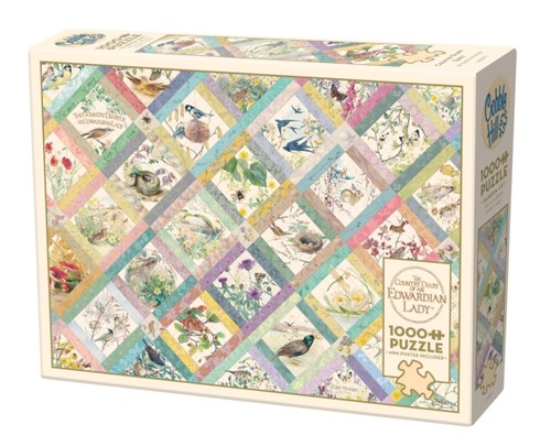 Country diary quilt 1000 piece - diary,