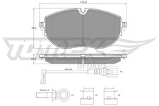 TX 60-63 BRAKE PAD SET, DISC