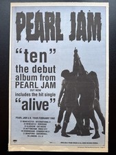 PEARL JAM - TEN | 15X11" 1992