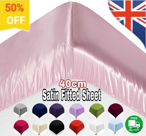 3pcs luxury silk satin - luxury, fitted