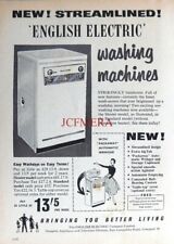 'ENGLISH ELECTRIC' Washing Machine & Wringer ADVERT - Original 1956 Print