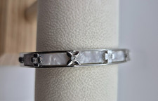 Kate Spade Heritage Bloom Hinged Bangle Cream/Silver Bangle Bracelet