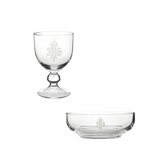 New ihs glass chalice - new,