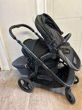 iCandy Orange in Grey Single / Double Buggy/Pram with Bassinet + Accessories