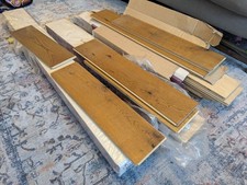 Engineered multiply oak floor 18mm. c.4.5m2