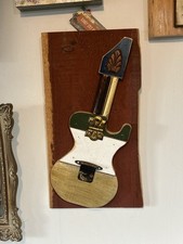 Handcrafted Wall Wood Home Decor Hanging Guitar Ukulele Junk Art