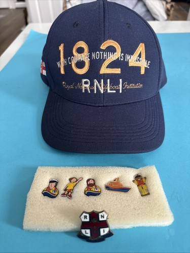 Rnli cap and pin badges - rnli,