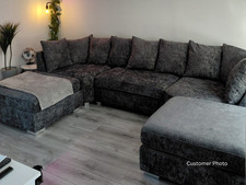 Fabric Corner U Shaped Sofa
