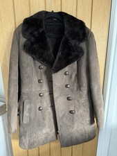 Real Suede Vintage Coat With
