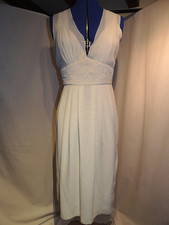 CREAM DRESS BY FULL CIRCLE SIZE 10/SMALL  IDEAL WEDDING CHRISTENING ETC