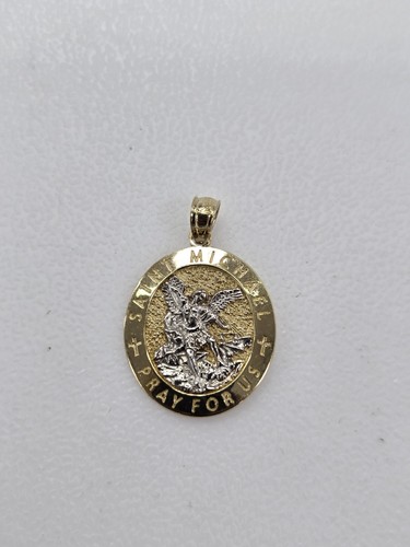 10kt saint michael - saint, gold