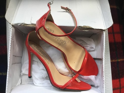 Red stiletto - red,