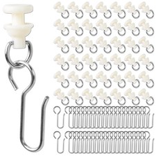 180 PCS Curtain Track Hooks