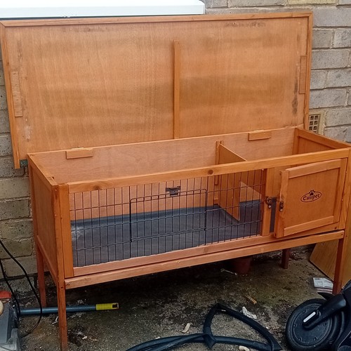 Easipet wooden rabbit hutch - easipet,