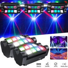 LED Spider Beam Mini Moving Light Stage DJ Party Disco Lighting Effect Equipment