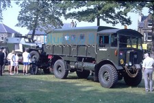  35mm Slide AEC Matador Army Truck  At Classic Car Show Harrogate 1980's 