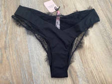 Agent Provocateur Black "Demi" Brazilian Knickers AP4 UK12 - Brand New with Tags